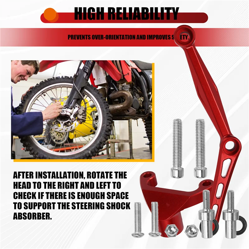 Ducati Monster 937 Monster 950 2021-2024 용 A33K-오토바이 조향 안정기 댐퍼 장착 브래킷 키트