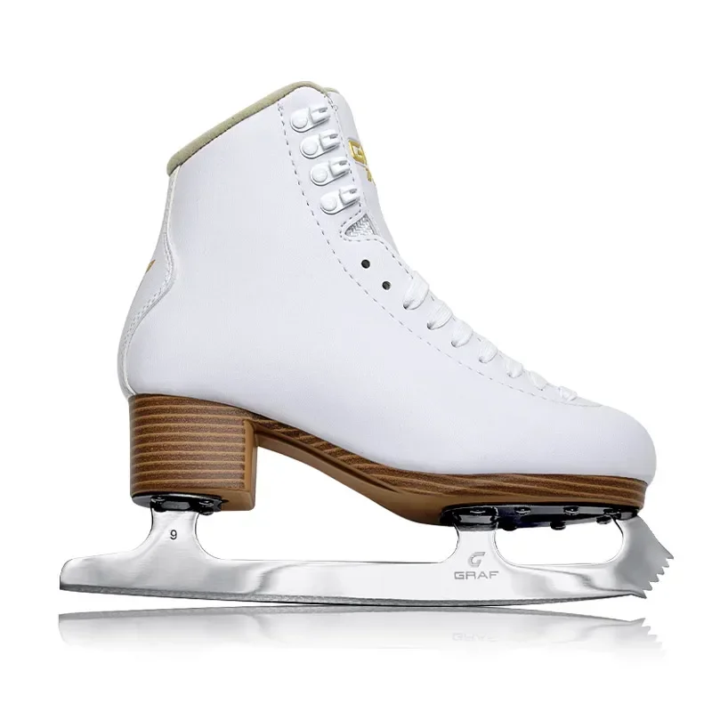 Suitable for Beginners to Basic Taxi High-precision Carbon Steel Skates Sponge Ice Skating Figure Shoes Asia  Only