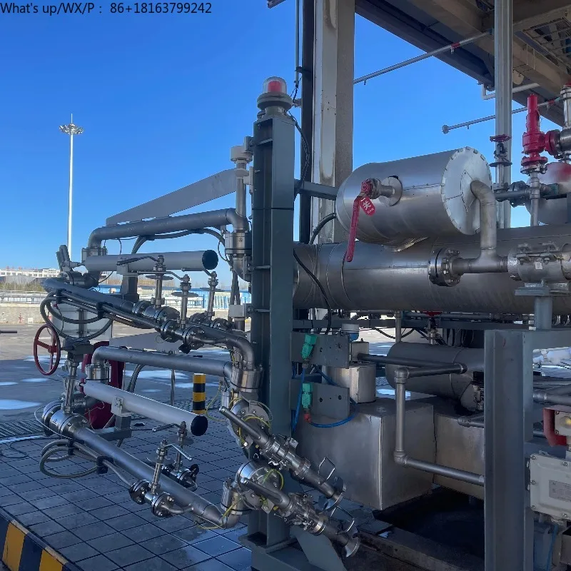 

Low Temperature LNG Intelligent Loading Skid Installs Loading Arm Batch Controller Control Valve