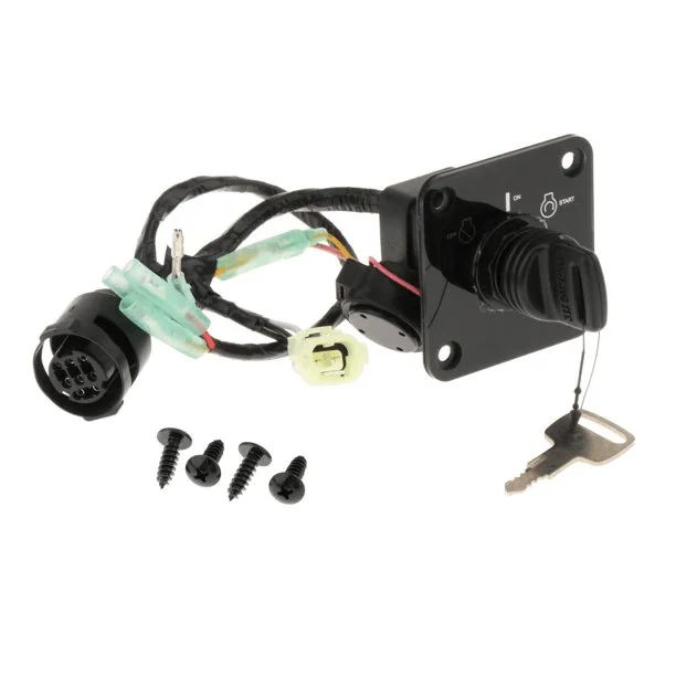 

Marine ignition start switch panel assembly 64D-82570-21 is suitable for Yamaha outboard engine side control box 6X3-48206-00