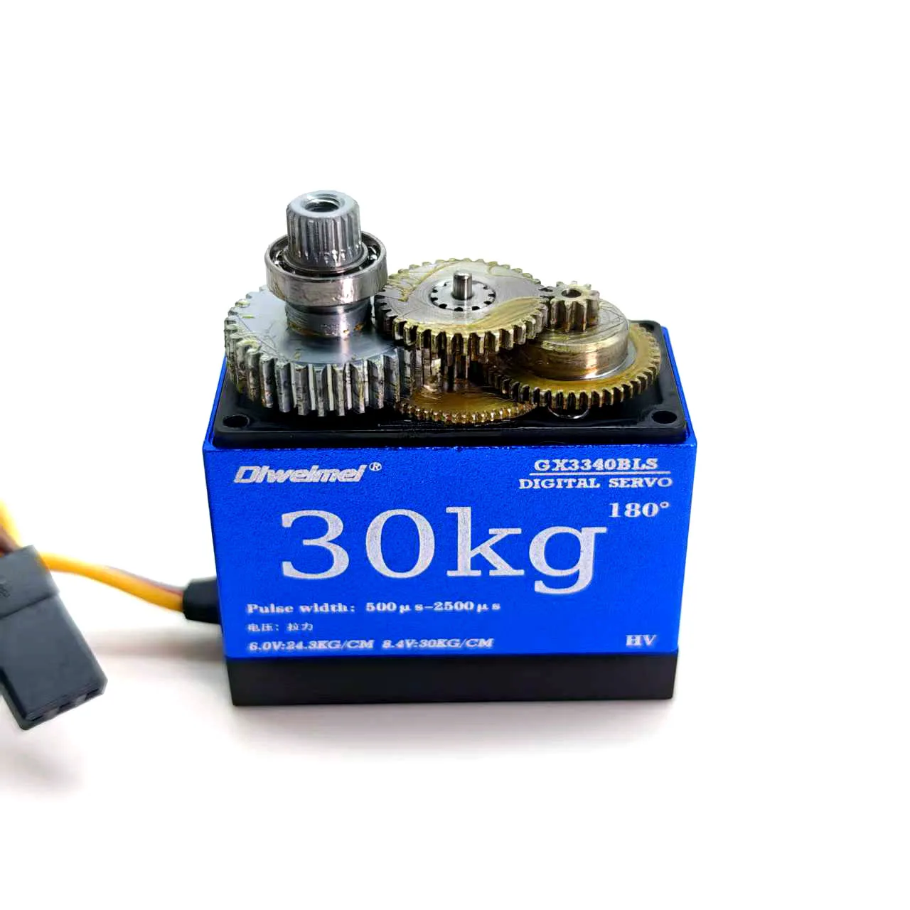 30 كجم أجهزة رقمية 180/270 درجة، ترس معدني عزم دوران عالي 8.4 فولت، لذراع روبوت السيارة RC الأتمتة الصناعية