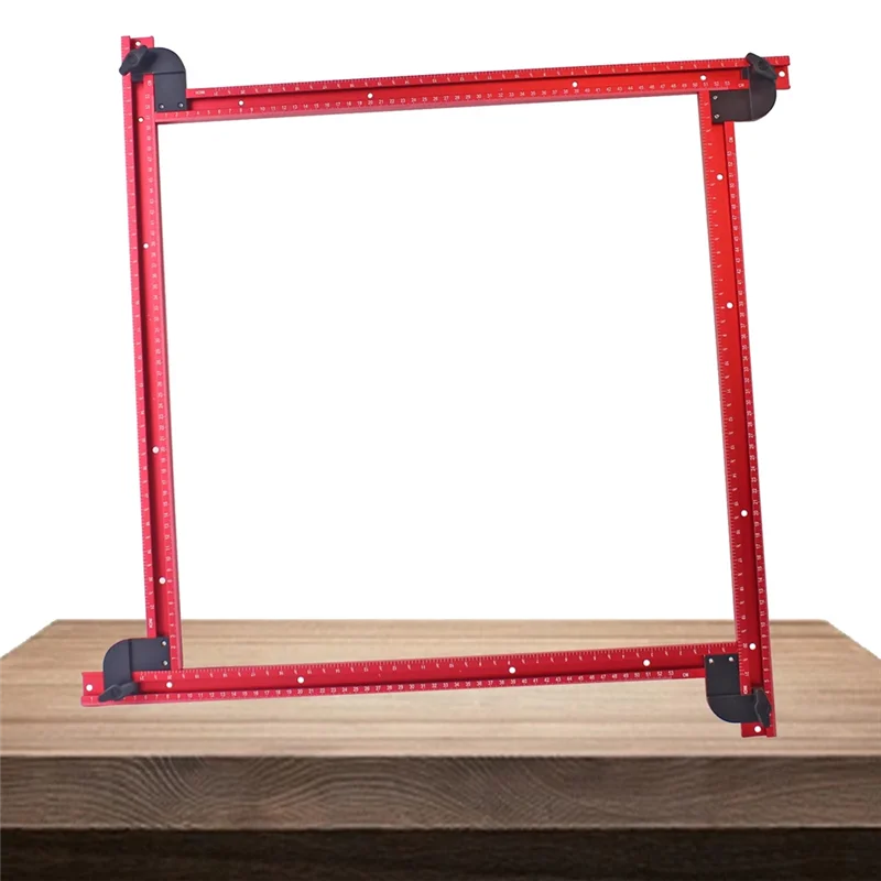 2025 Trend Router Jig Frame For Woodworking,Adjustable Square Router Template Guide,Groove Router Jig 53Cm/21Inch,Squares