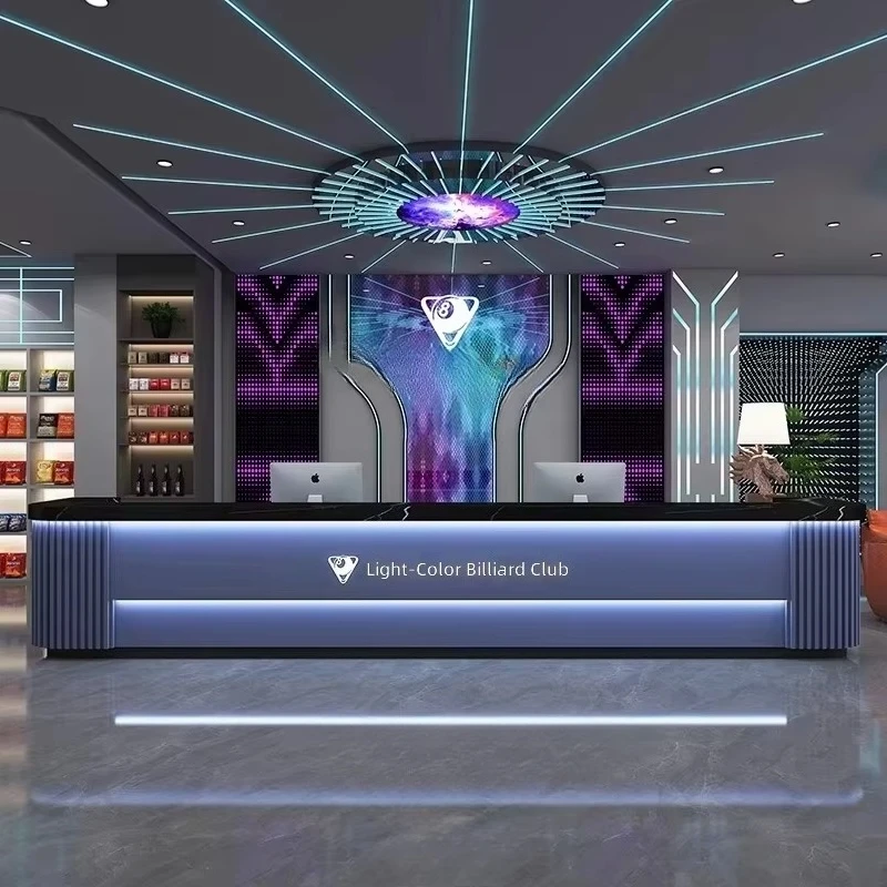 

&c Modern Commercial Bar Counter Night Club Pub Service Desk Gym Hotel Lobby Reception Counter Furniture