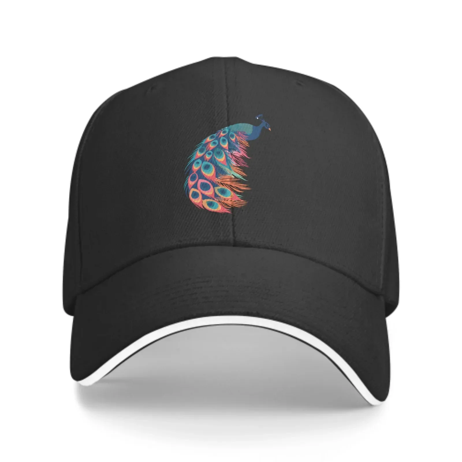 Colorful Peacock Baseball Caps for Men Women Fashion Casquette Adjustable Casual Trucker Hats Sports?Outdoor Activities