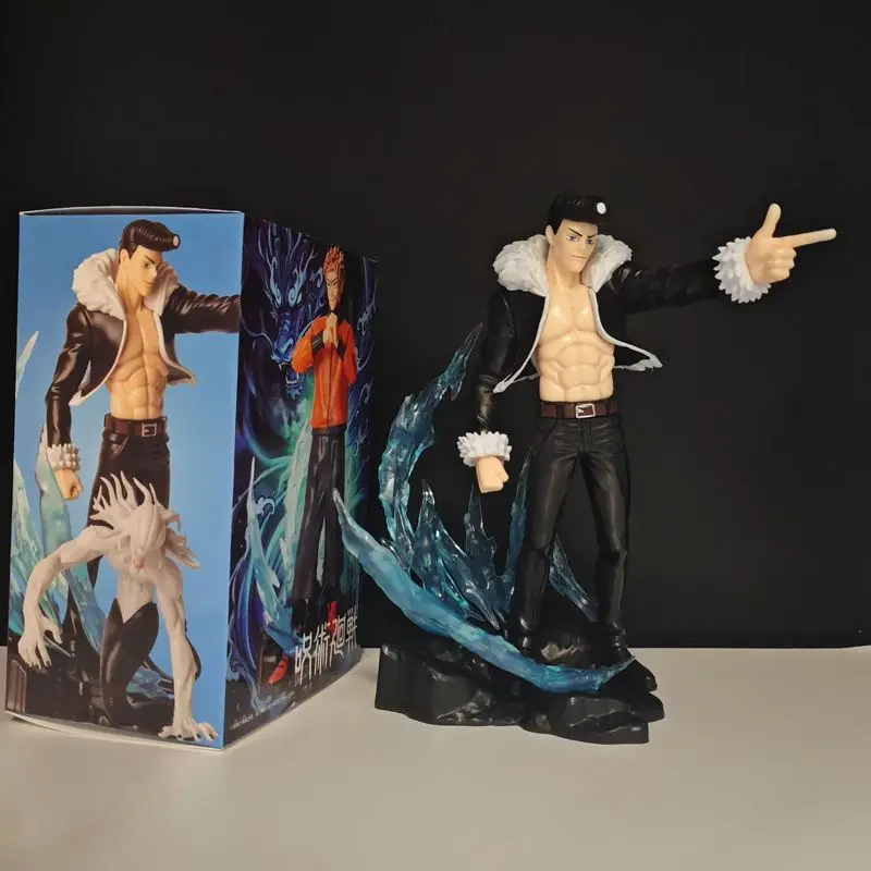 Anime-Figur Ishiryuu Vier Himmlische Könige der Sendai-Barriere PVC-Sammlermodell Desktop-Ornament für Erwachsene Anime-Sammlung