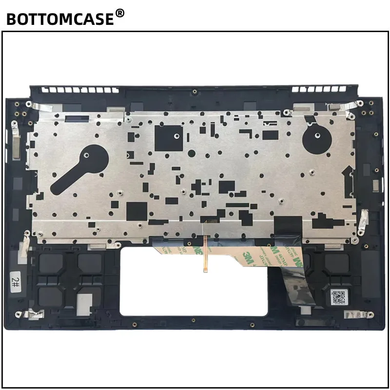 New For BOTTOMCASE® Prestige 15 MS-16S3 Laptop shell, palmrest cover with White Backlit keyboard /Upper Case Palmrest Cover