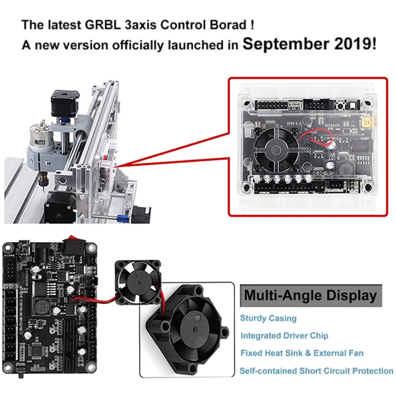 GRBL 1.1 USB Port CNC Engraving Machine Control Board 3-Axis Integrated Driver, Offline Controller For 2418,3018 Laser Machine