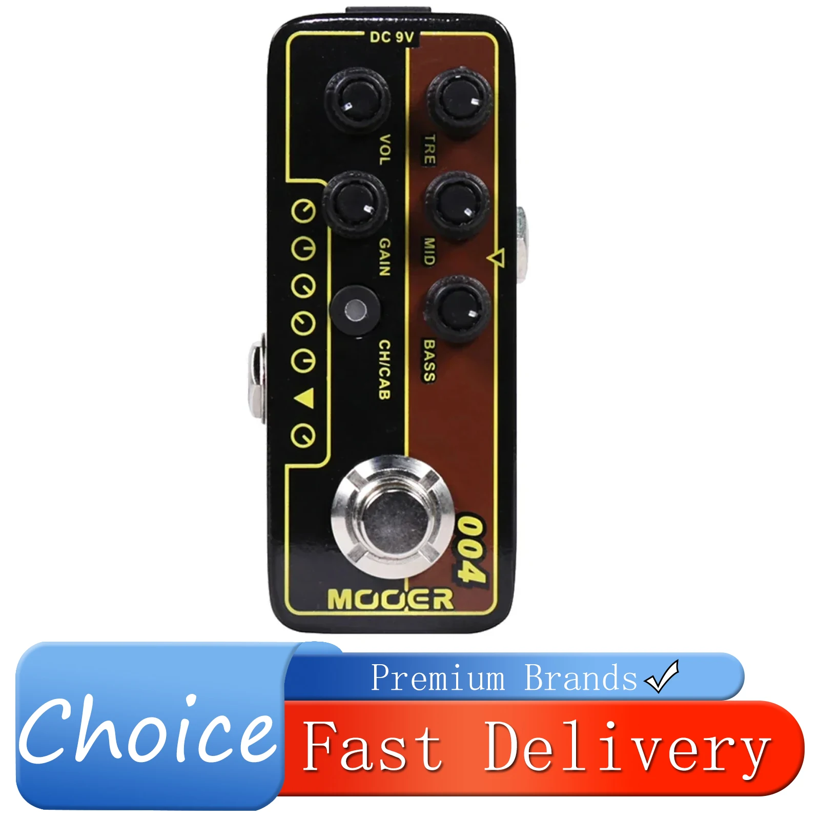 

MOOER 004 Day Tripper Guitarra педаль эффектов цифровой предусилитель золотой классический британский звук True Bypass педаль аксессуары для гитары