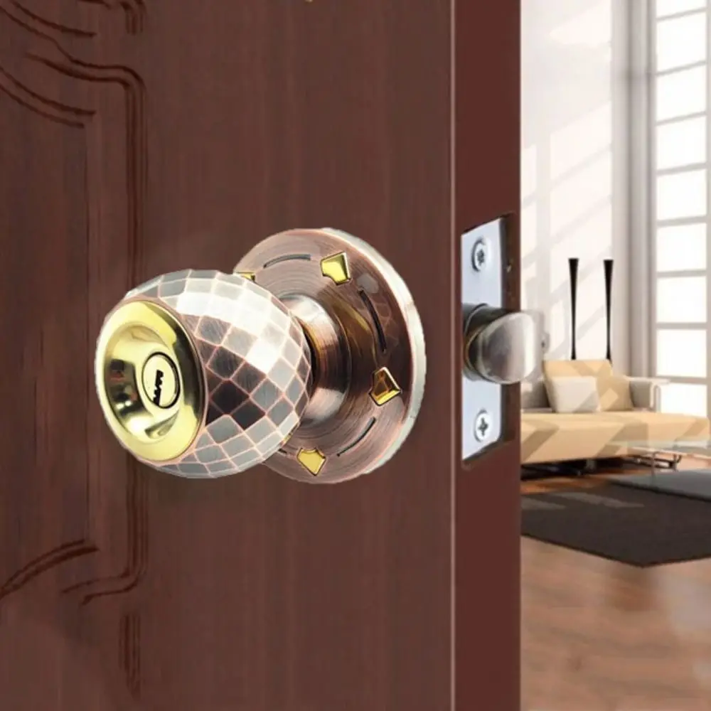 

Stainless Steel Cover Privacy Door Knob Universal Design Spherical Handle Interior Door Handle Replacement Ball