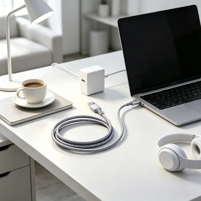 Zoolwfery 6 Pack USB A to Type C Cable, 1m Nylon Braided Fast Charging Cable with Reinforced Connectors, Compatible with Samsung, Xiaomi, Huawei, Android Phones and Smart Devices