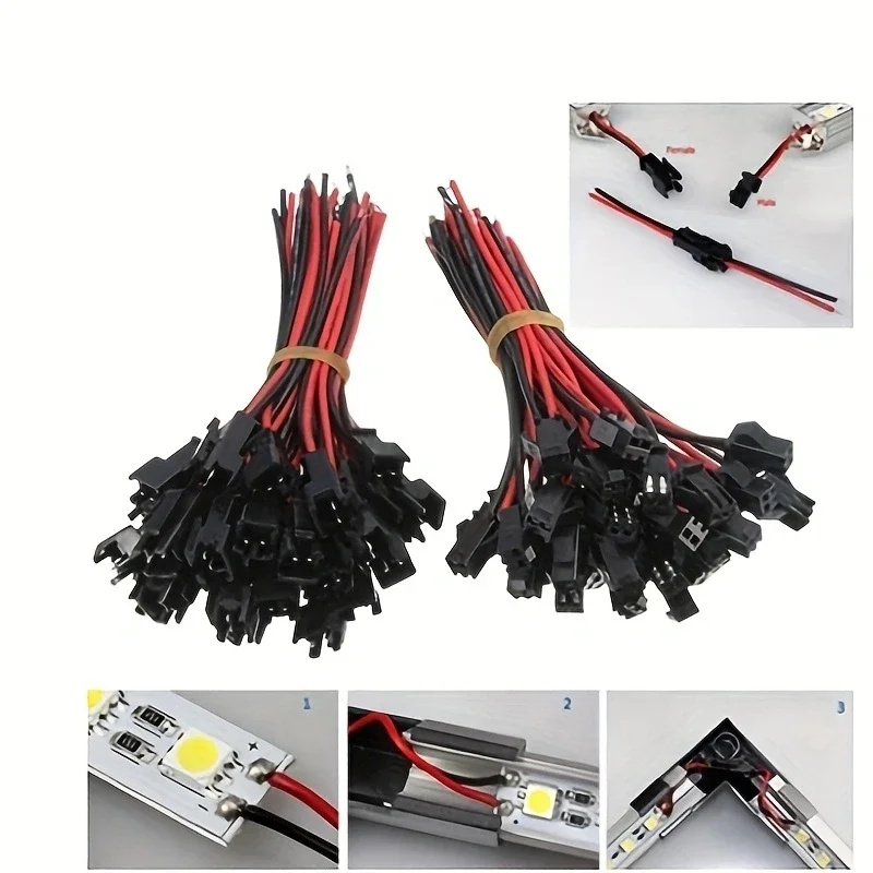 10Pairs Male to Female Plug Terminal Wire Connector SM Terminal Line LED Downlight Ceiling Lamp image 2
