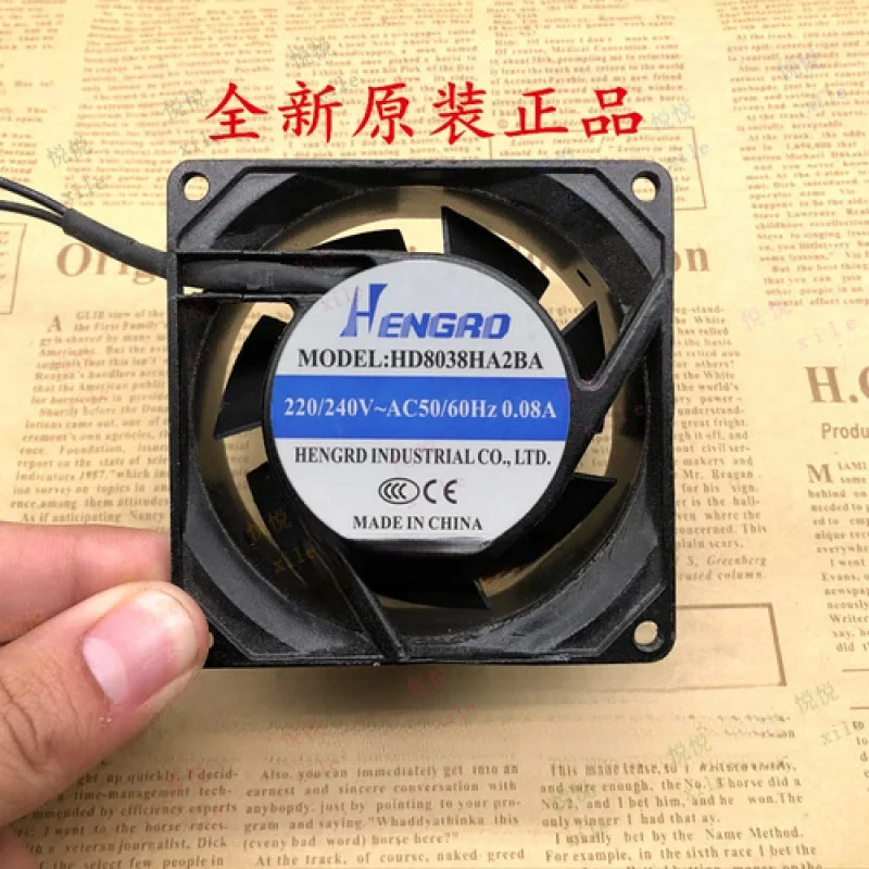

L L ДЛЯ HENGRO HD8038HA2BA AC220V-240V 0,08A 8038 8 СМ 2-проводной охлаждающий вентилятор