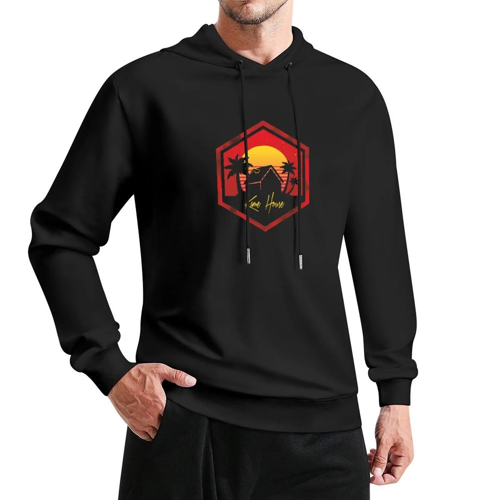 

KAME HOUSE Pullover Hoodie men's sweat-shirt big size hoodie