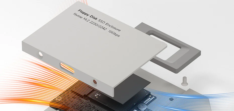 Disipación térmica SSD aluminio
