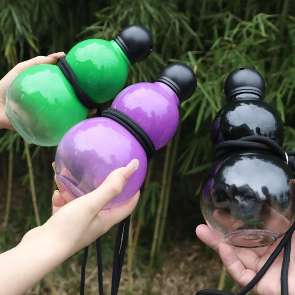 Chinese Retro-Inspired Gourd Water Bottle Portable Sports Water Cup Internet Famous Gourd Bottle Large Capacity for Outdoor