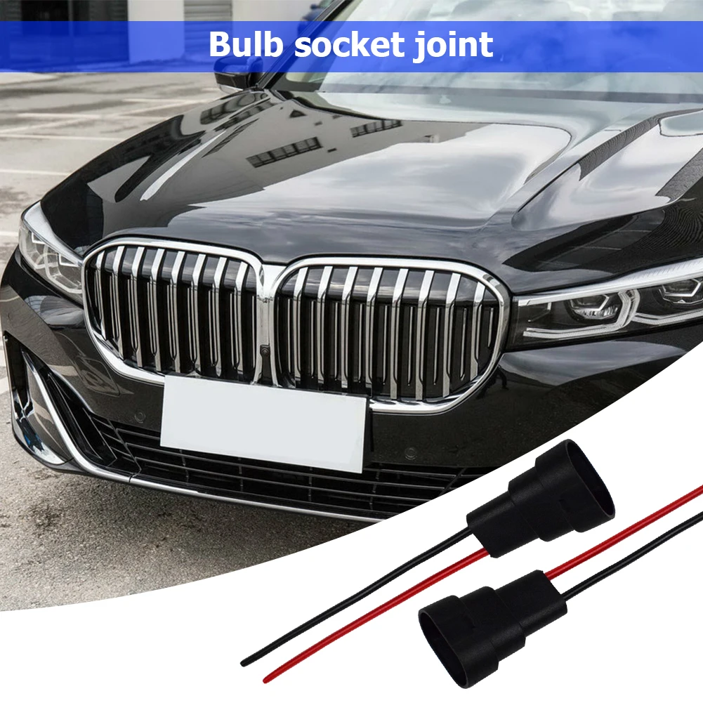1 زوج 9005 HB3 9006 HB4 لمبة المقبس ذكر محول موصل للمصباح الأمامي الضباب مصباح ABS والأسلاك النحاسية الطول الإجمالي 14 سنتيمتر