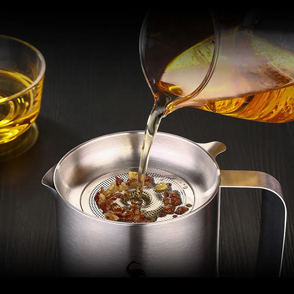 

Stainless Steel Oil Pot 1000ml Leakproof Oil Can with Lid Modern Anti-Drip Container for Home Restaurant Kitchen Supplies