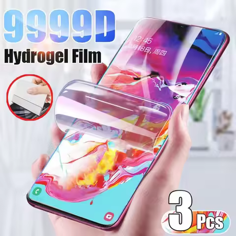 3Pcs Hydrogel Film For Samsung Galaxy S20 S22 S21 Ultra S10 S9 S8Plus FE Note 20 10 9 8 Plus S23Ultra Screen Protectors