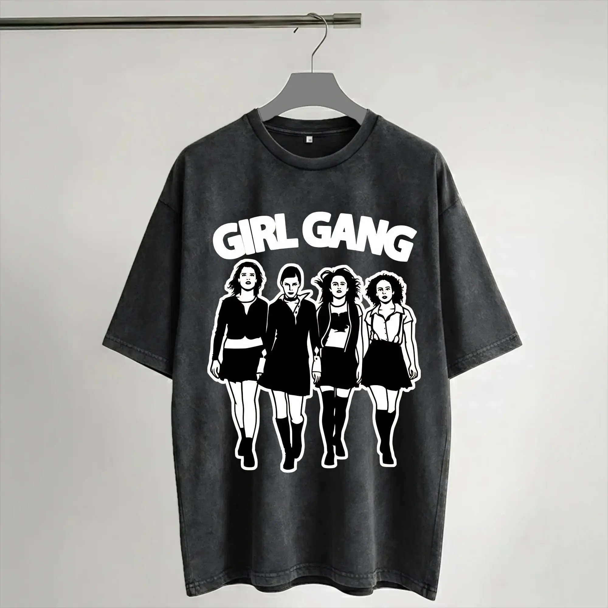 Harajuku Washed Shirts The Craft We Are the Weirdos Accessories Vintage T-Shirts Harajuku Streetwear Short Sleeve Summer Tees