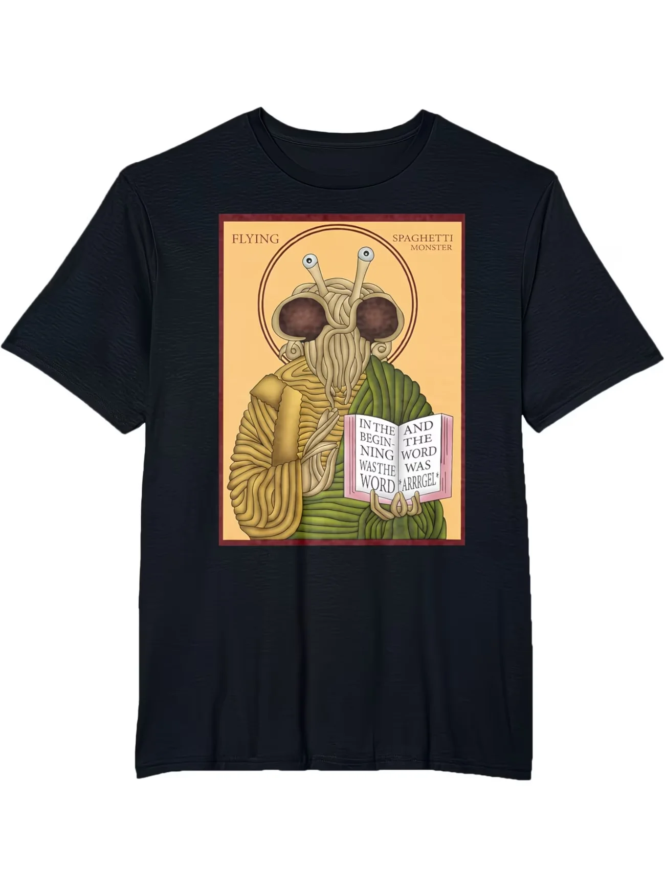 Men's Summer Flying Spaghetti Monster Graphic Tee
