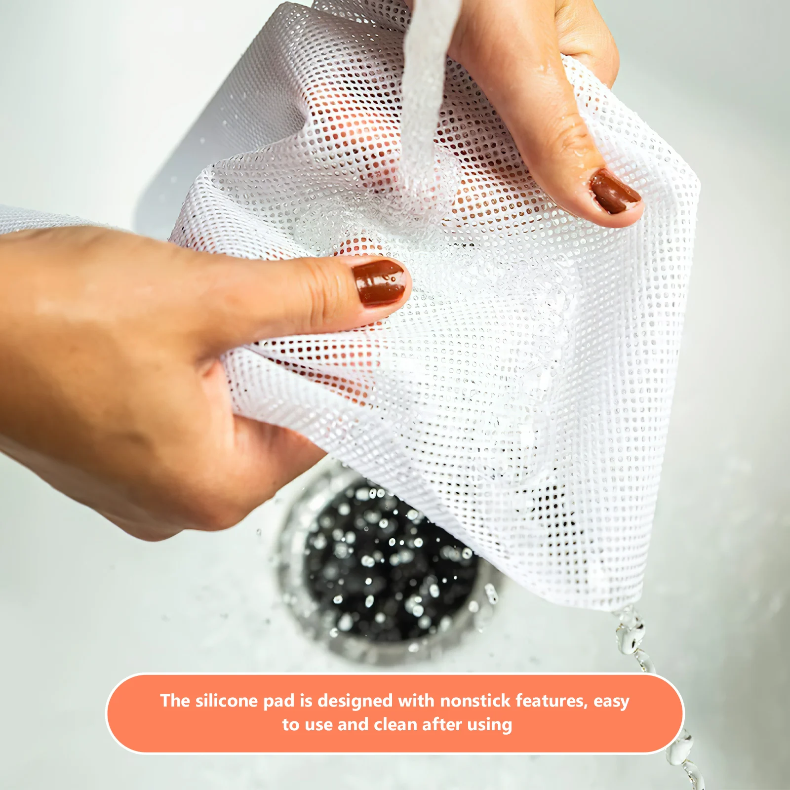 

2pcs Silicone Drying Pad 35x35cm Nonstick Dehydrator Sheets for Fruit Vegetable Jerky Dryer Mats Reusable Food Tray