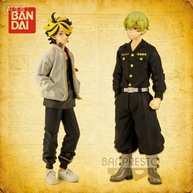 

Spot SaleOriginal Banpresto Anime Tokyo Revengers Hanemiya Kazutora Action Figure Collectible Mol Toys Figurals 18cmin Stock
