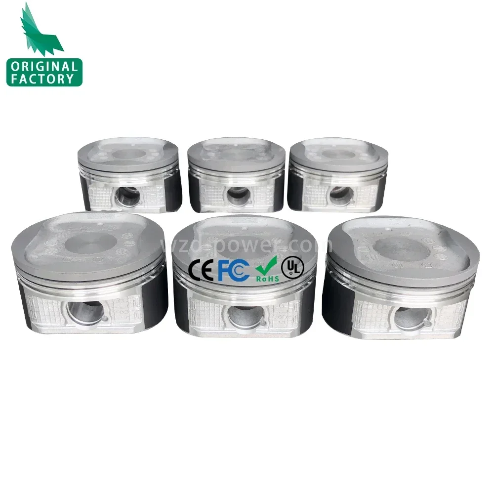 

OEM 13101-31030 1310131030 Auto Engine Parts Piston 6 PCS for Toyota Hilux RAV4 Tacoma Lexus LX470 LX600 1GR Engine Piston Kit