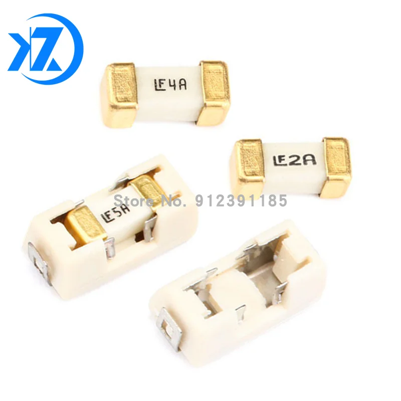 10PCS 1808 0451 SMD fuse holder Socket fuse box base transposon 6.1x2.69mm temperature Plastic Shell portafusibili