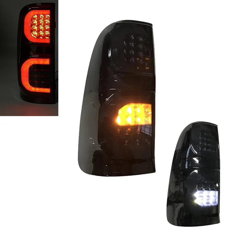 

For Toyota 2014 Vigo taillights, 2 black shells (left + right)