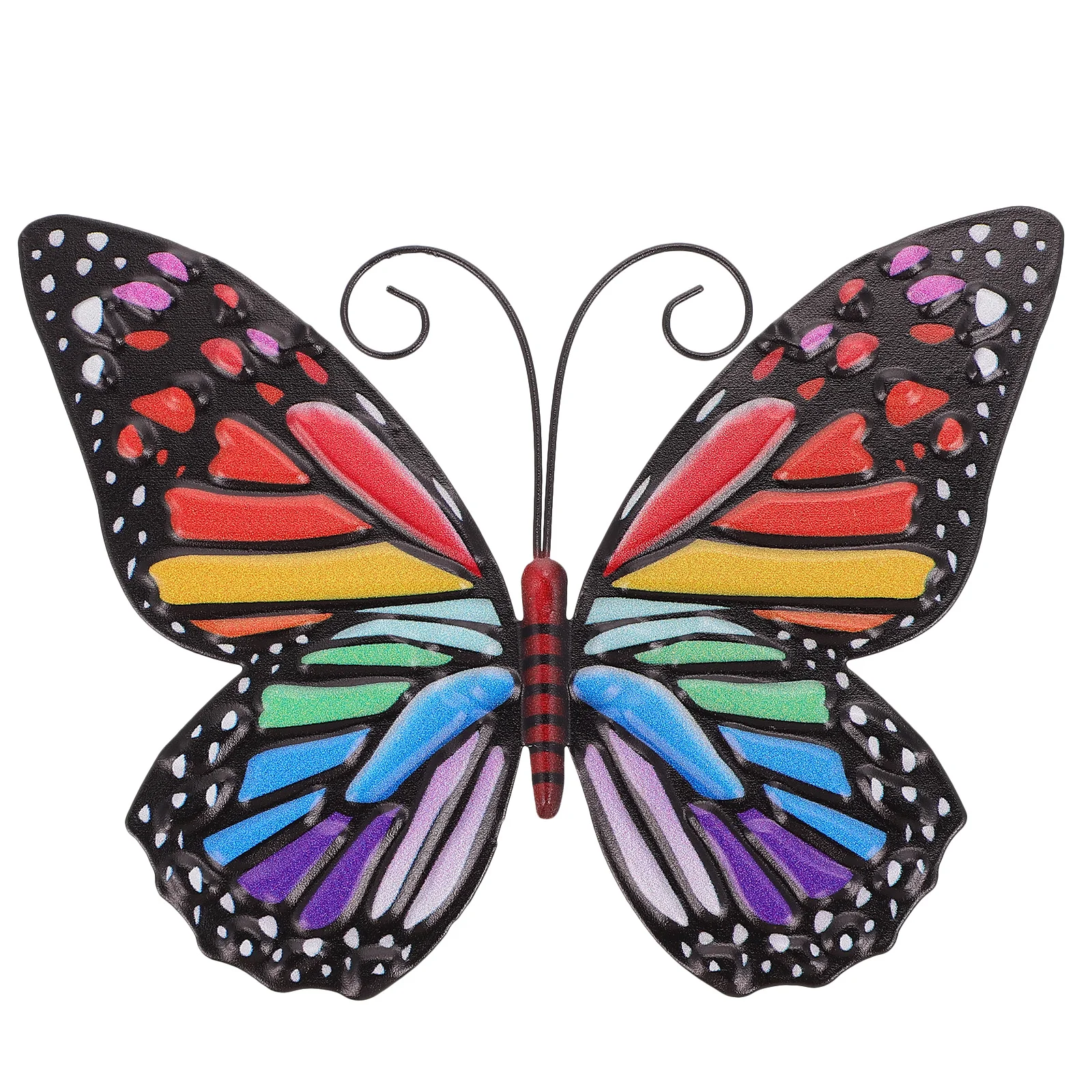 

Butterfly Wall Decor Hanging Sticker Outdoor Decorations Metal Butterflies Ornament Wrought Iron