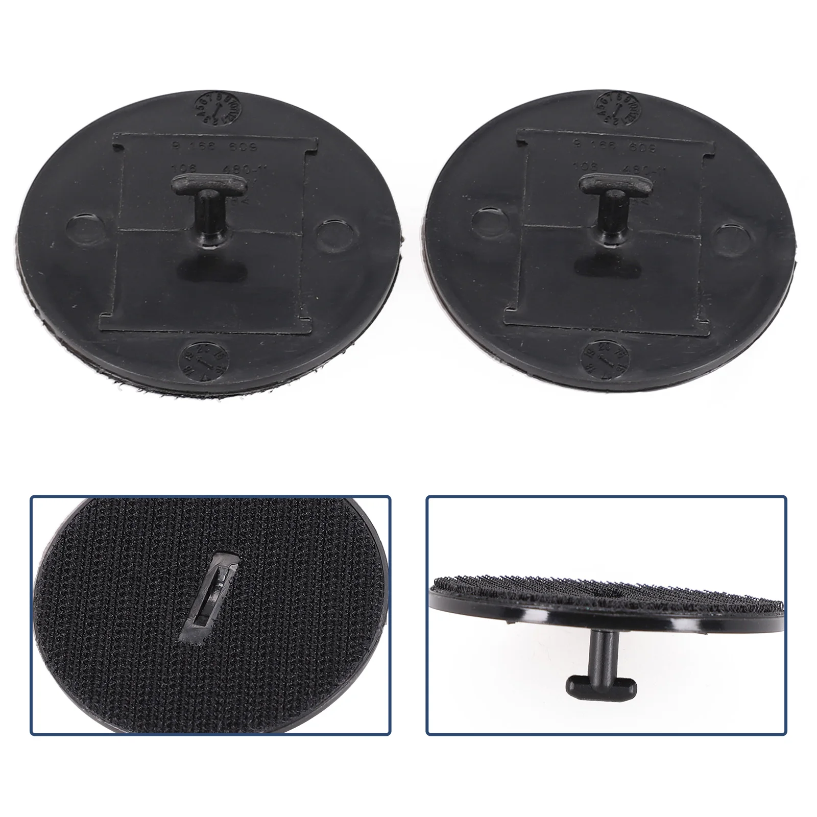 2 Pcs Car Floor Mat Clip Clamp T Anchor Plate Lock For BMW F10 F11 E65 E66 07149166609 Interior Accessories Auto Fastener