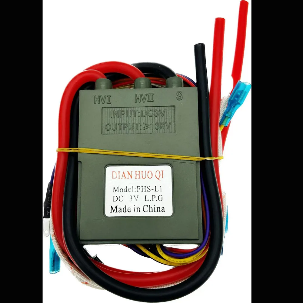 تيار مستمر 3 فولت موقد غاز اشتعال مزدوج مع التحكم في درجة الحرارة وعرض نبض الشاعل 12 أسلاك لبوش سخان مياه يعمل بالغاز