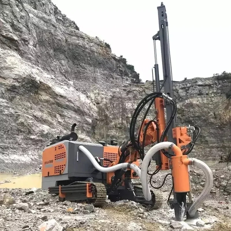 Depth 25m Separated DTH Surface Drill Rig Truck Mounted Hydraulic Borehole Dth Drilling Machine