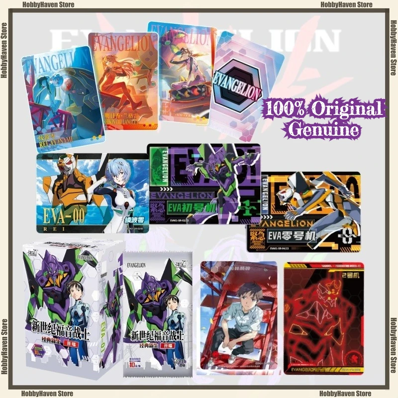 

In Stock Card Game New Century Evangelion Classic Freshman Begins EVA Card Official Edition Peripheral Card Collection Gift