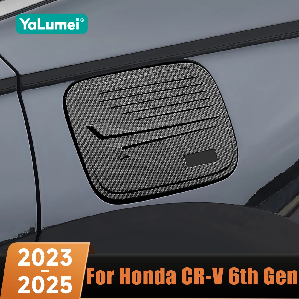 

Автомобильная декоративная накладка на топливный бак, крышка масляной крышки, наклейка из углеродного волокна, аксессуары для Honda CR-V CRV 6-го поколения 2023 2024 2025 Hybrid