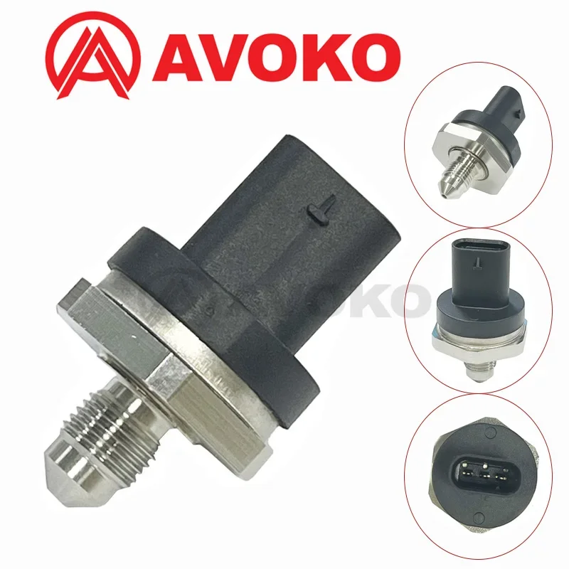 FUEL PRESSURE SENSOR HIGH PRESSURE SIDE For CADILLAC CHEVROLET VAUXHALL 2.0L 2.5L BOSCH 0 261 545 062 0261545062 GM 12627092