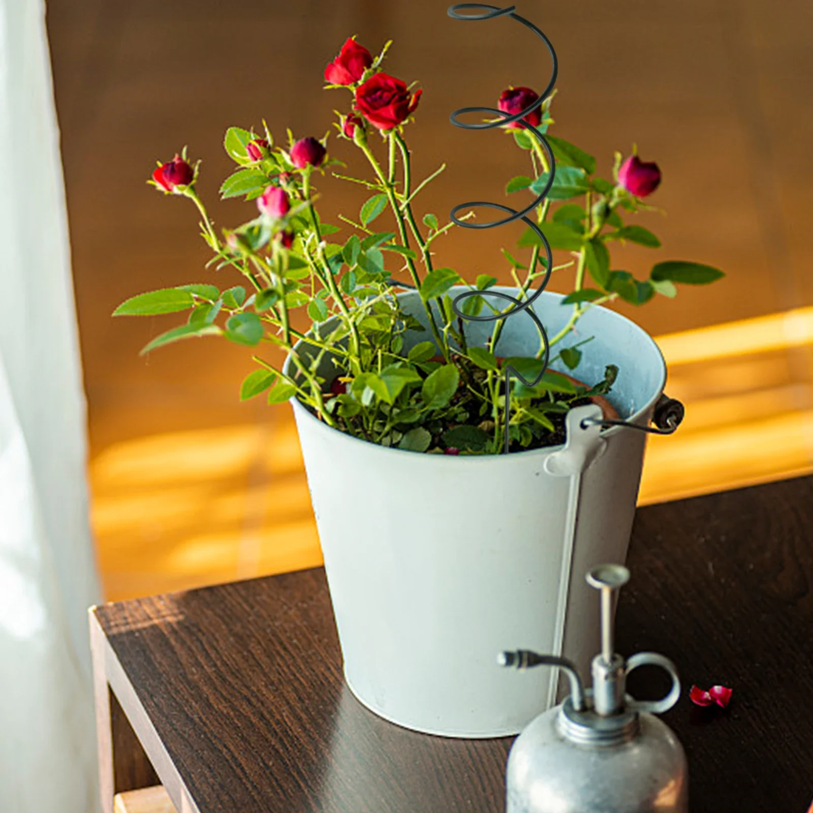 

Garden Supports For Small Gardens Climbing Plant Stake Supports Innovative Plant Support Space-Saving Solution