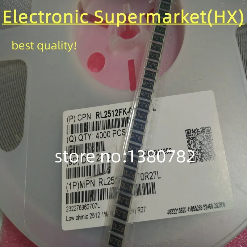 

Free Shipping 4000pcs/lots RESISTOR SMD 0.27R 2512 1% 1W IC Best quality In Stcok!