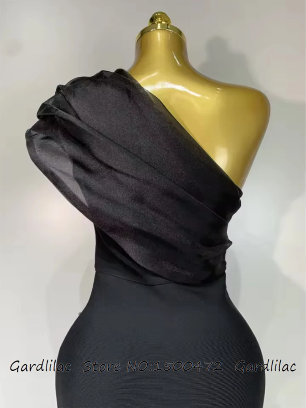 Vestido de fiesta elegante con un hombro, vestido largo ajustado de cristal brillante, vestido de fiesta de noche a la moda para Festival