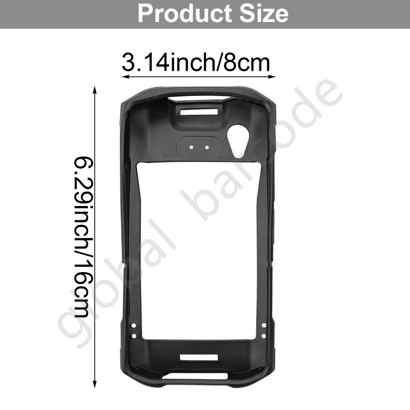 Scanner capa protetora caso robusto pára-choques bota para zebra tc21 tc26 computador