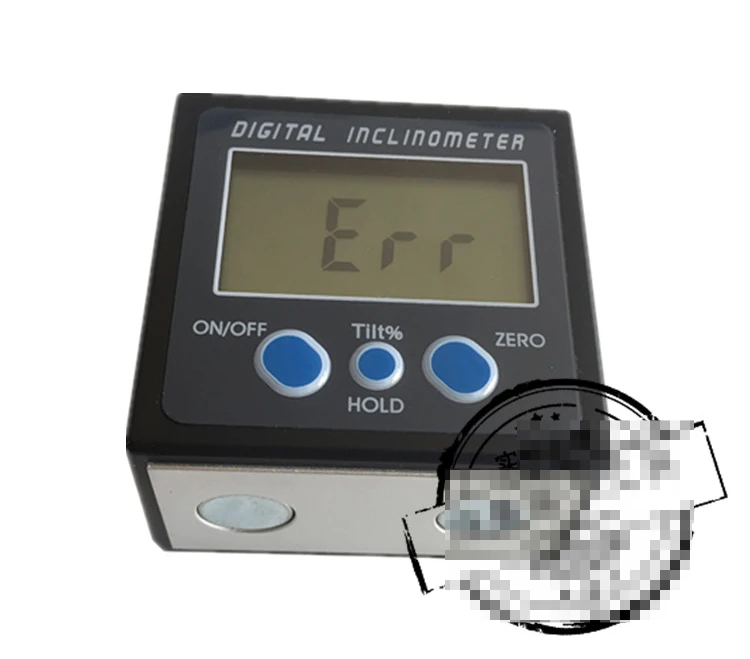 High-precision digital angle meter 360-degree magnetic angle gauge Dual-axis XY inclinometer Electronic angle level ruler