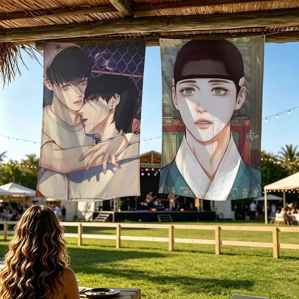The Ghost N-Nocturne Flag Digital Printing Banner for Garage Wall Out Door Decoration