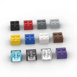 MOC 10PCS 3003 2x2 Building Blocks High-Tech House Castle Bricks Educational Particle Puzzle Idea Toy Children Birthday Kid Gift