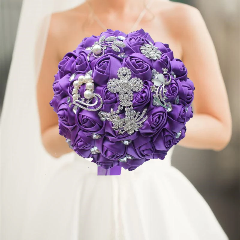 

Purple Wedding Bouquet Bridal Bouquet