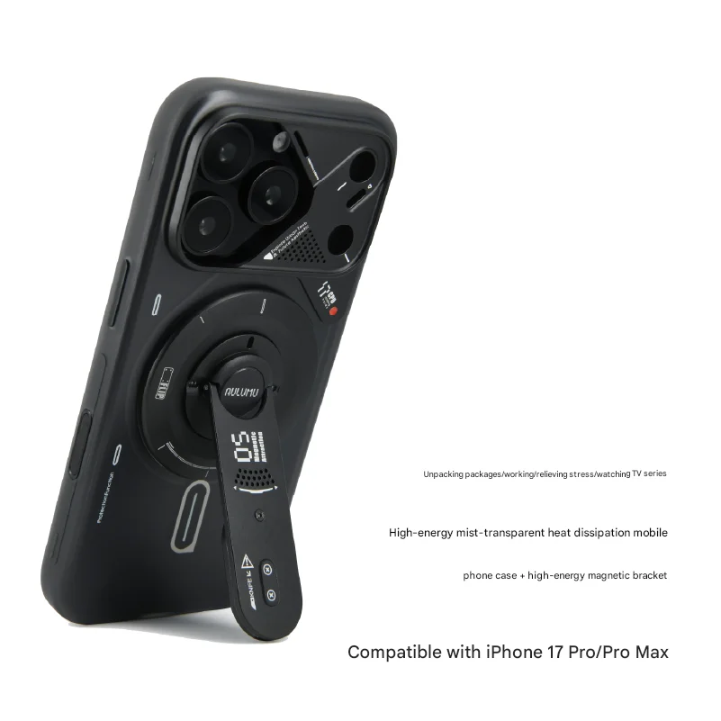 

Матовый чехол для мобильного телефона AULUMU для IPhone 17 Pro Max, светящийся полупрозрачный полноинclusive, прочный магнитный чехол для телефона с защитой от падения