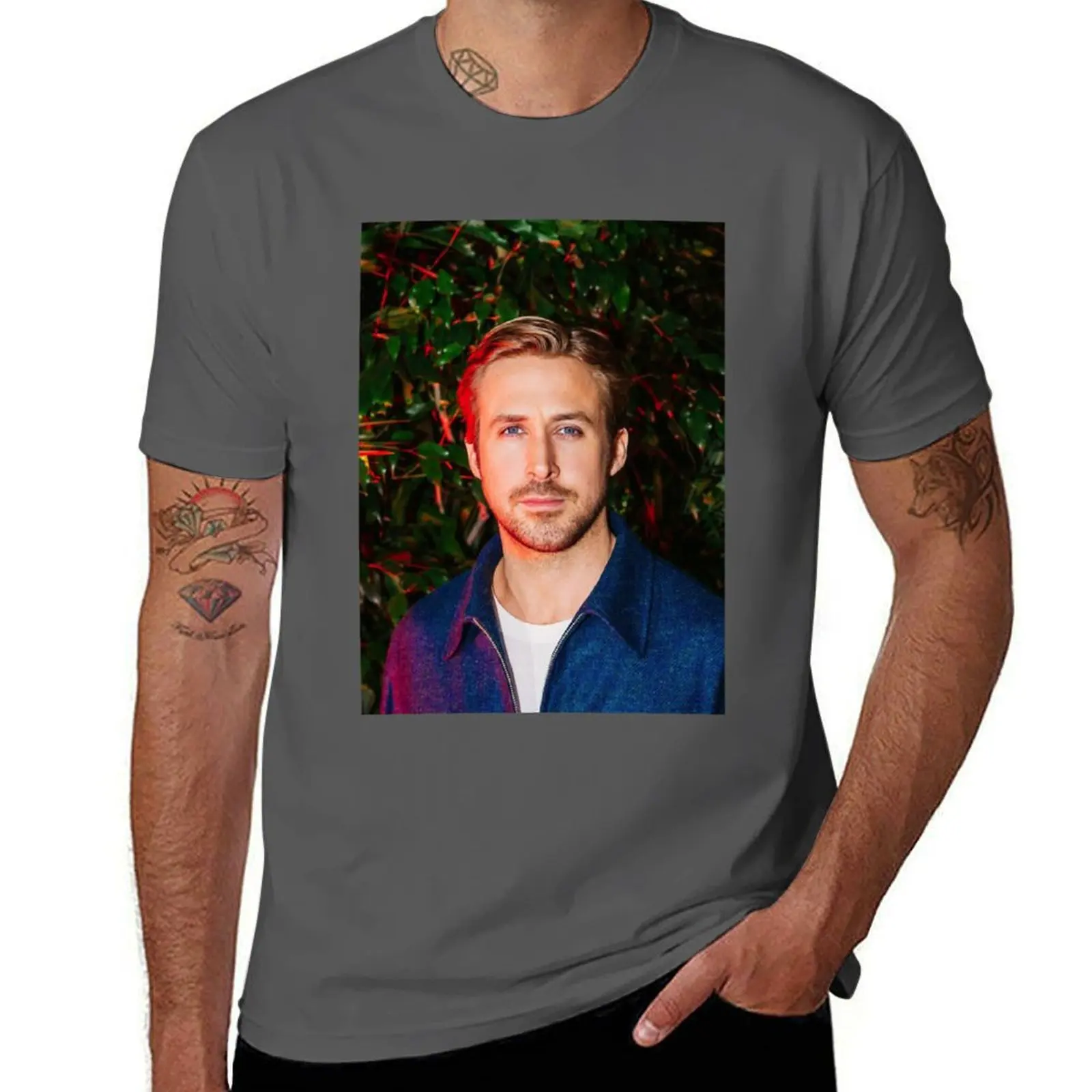 

Funny Gift For Famous Ryan Gosling Actor Singer Gifts For Fan T-Shirt graphic t shirts for man T-Shirt