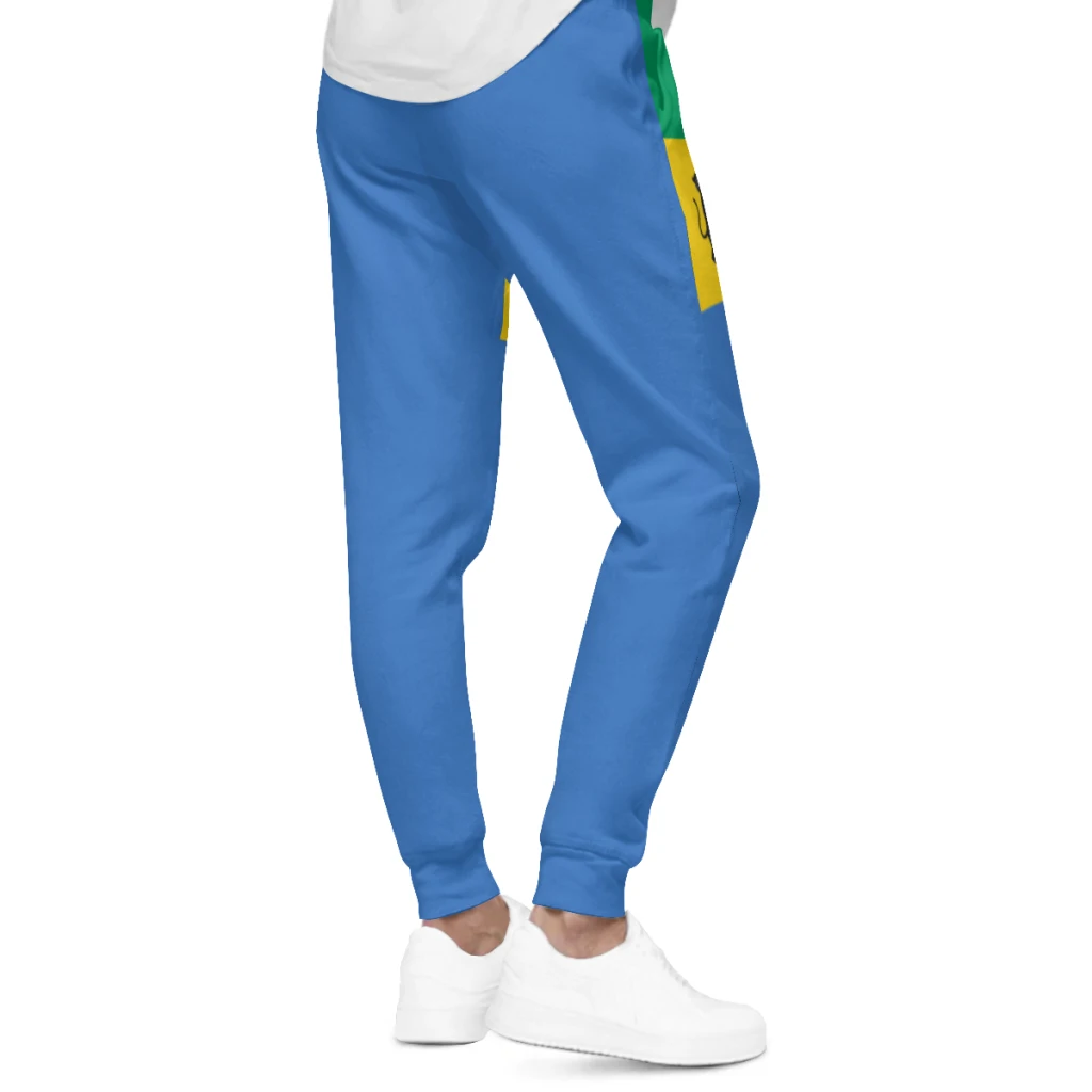 Mens Sweatpants Gabon Flag Gabonese Pants with Pockets Joggers Soccer Football Multifunction Sports Sweat With Drawstring - Image 4