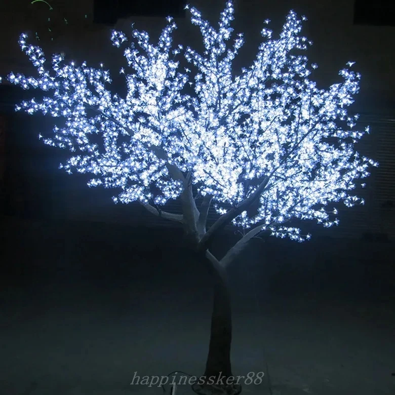 6-color LED cherry blossom tree light LED artificial tree light 3456 LED bulbs 3m high 110/220VAC courtyard atmosphere decoratio