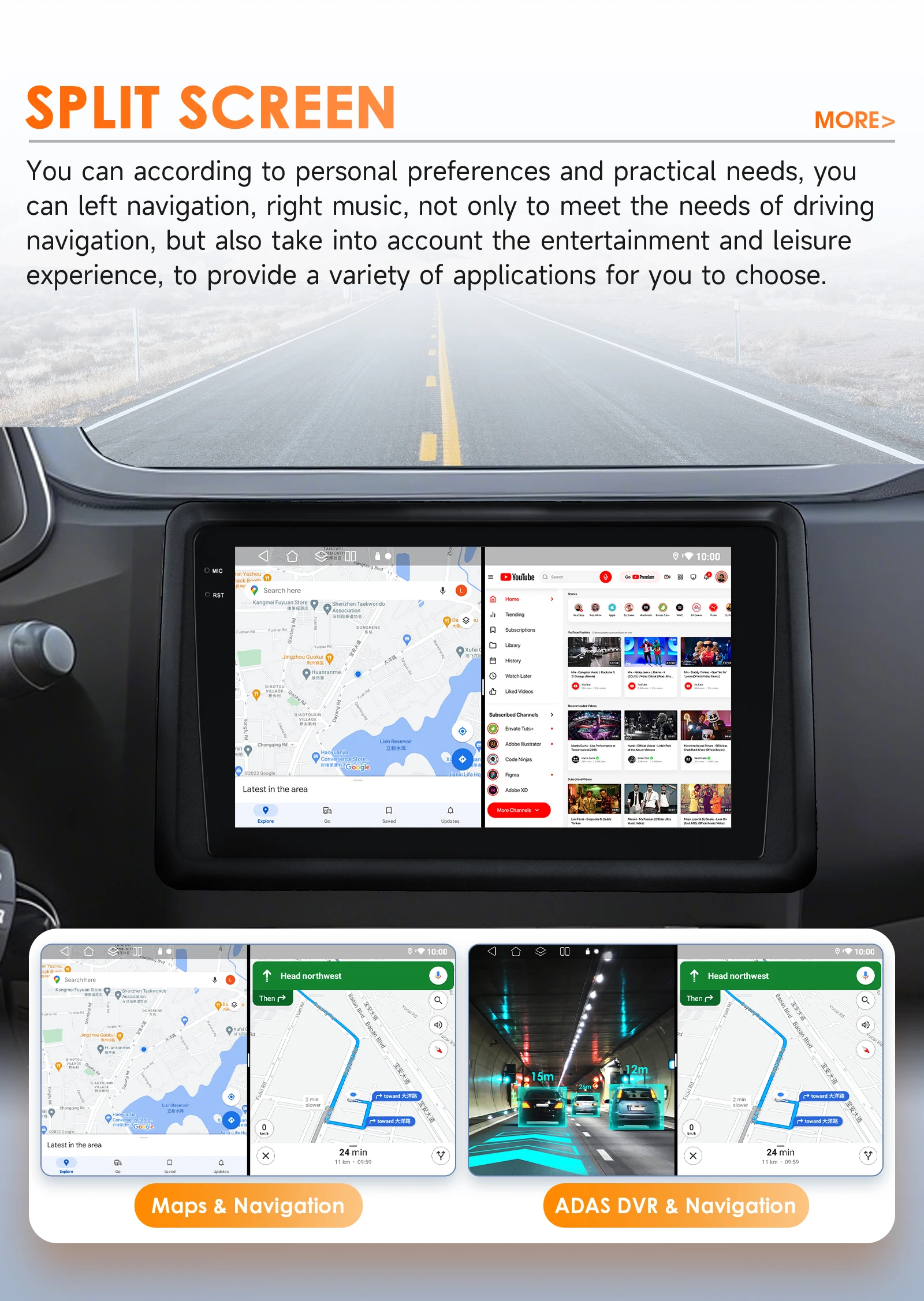 Hizpo Snapdragon 6115 Auto Stereo Für Renault Express 2021 - 2022 Multimedia Player GPS WIFI + 4G Drahtlose Carplay 360 Kamera 8 core – Detail 32
