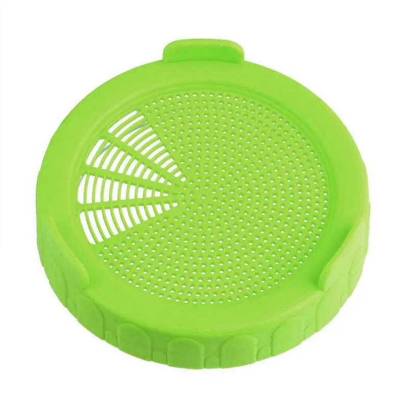 86mm Bean Seed Screen Plastic Sprouting Strainer Lids Covers Cap For Wide Mason Jar Household Garden Tools Hot Sale